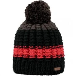 BARTS HUME BEANIE BLACK RED 2020