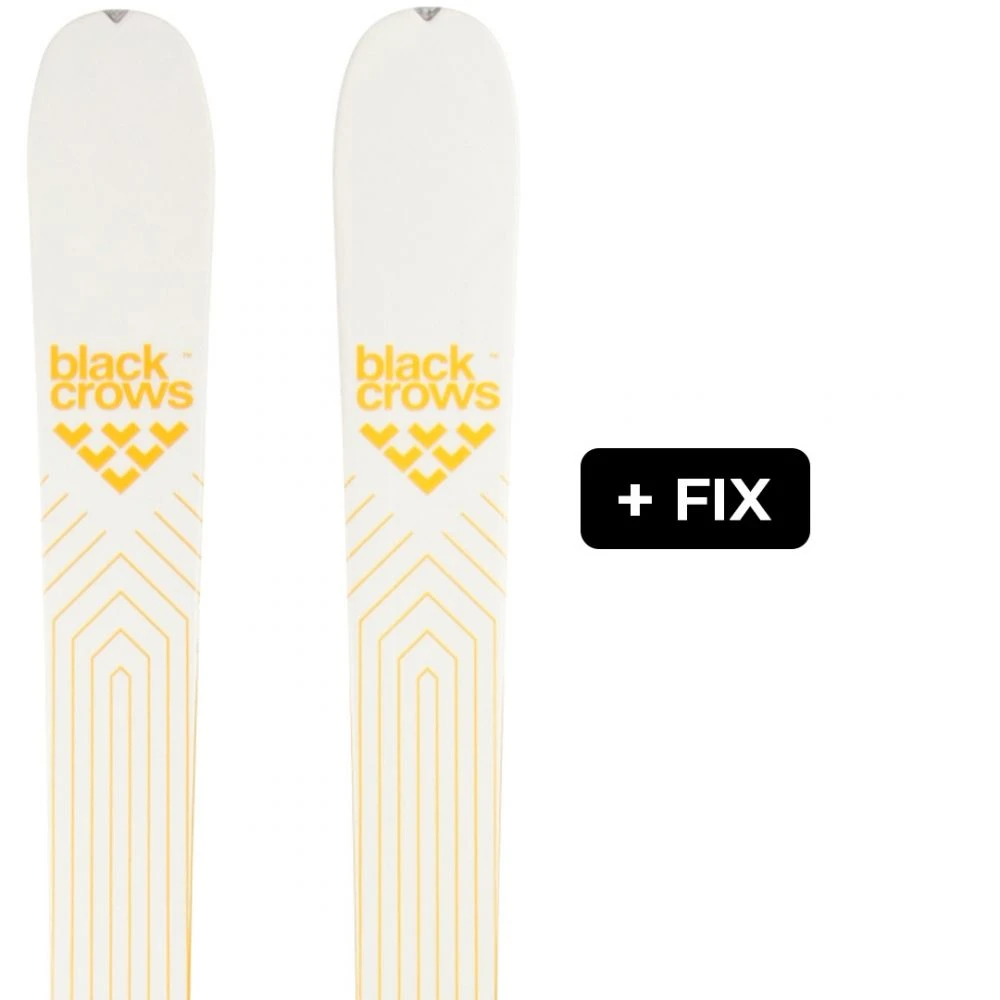 BLACK CROWS ORB BIRDIE + SALOMON E Z10 GW WHITE 1 BLACK CROWS ORB BIRDIE + SALOMON E Z10 GW WHITE