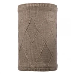 Buff KNITTED & POLAR NECKWARMER STELLA BROWN TAUPE CHIC