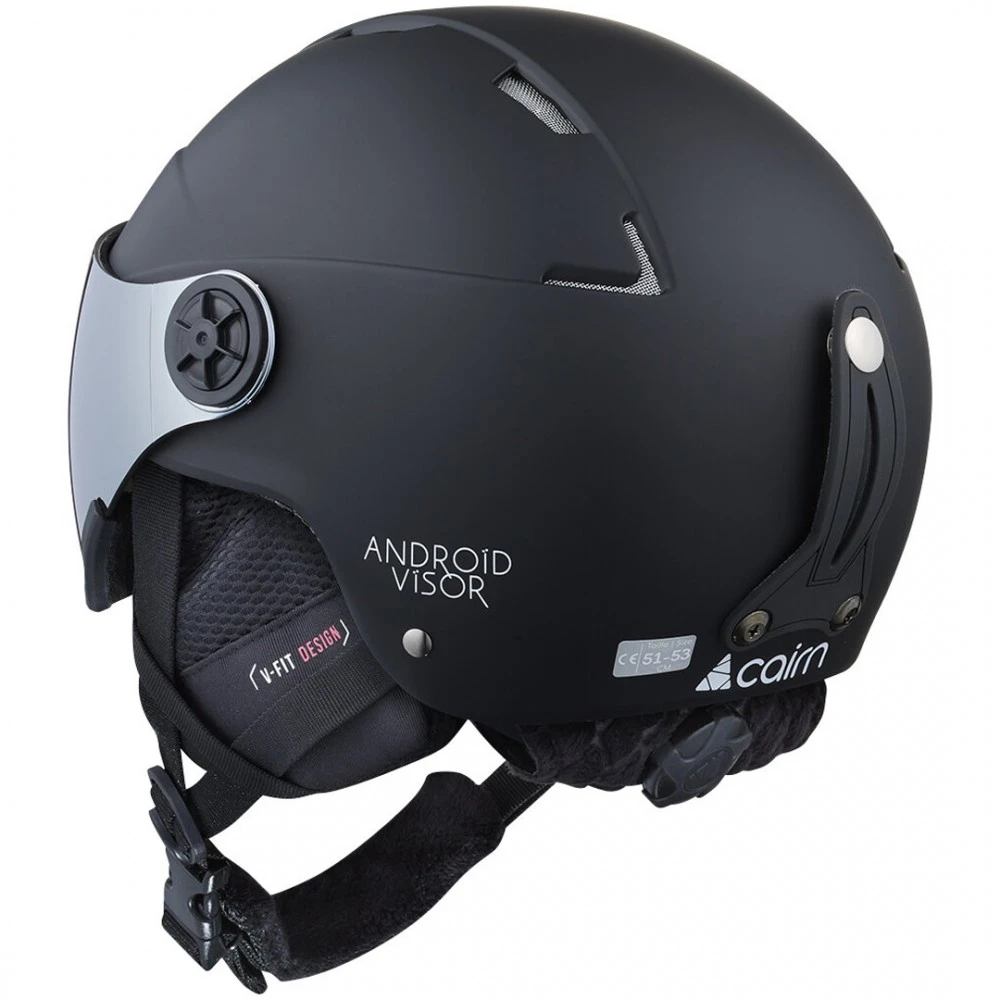 CAIRN ANDROID VISOR J MAT BLACK 2 CAIRN ANDROID VISOR J MAT BLACK – Image 2