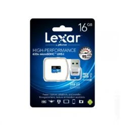 LEXAR High-Performance 633x MicroSDHCUHS-I 16GB