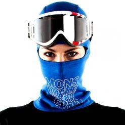 MONS ROYALE BALACLAVA BLUE