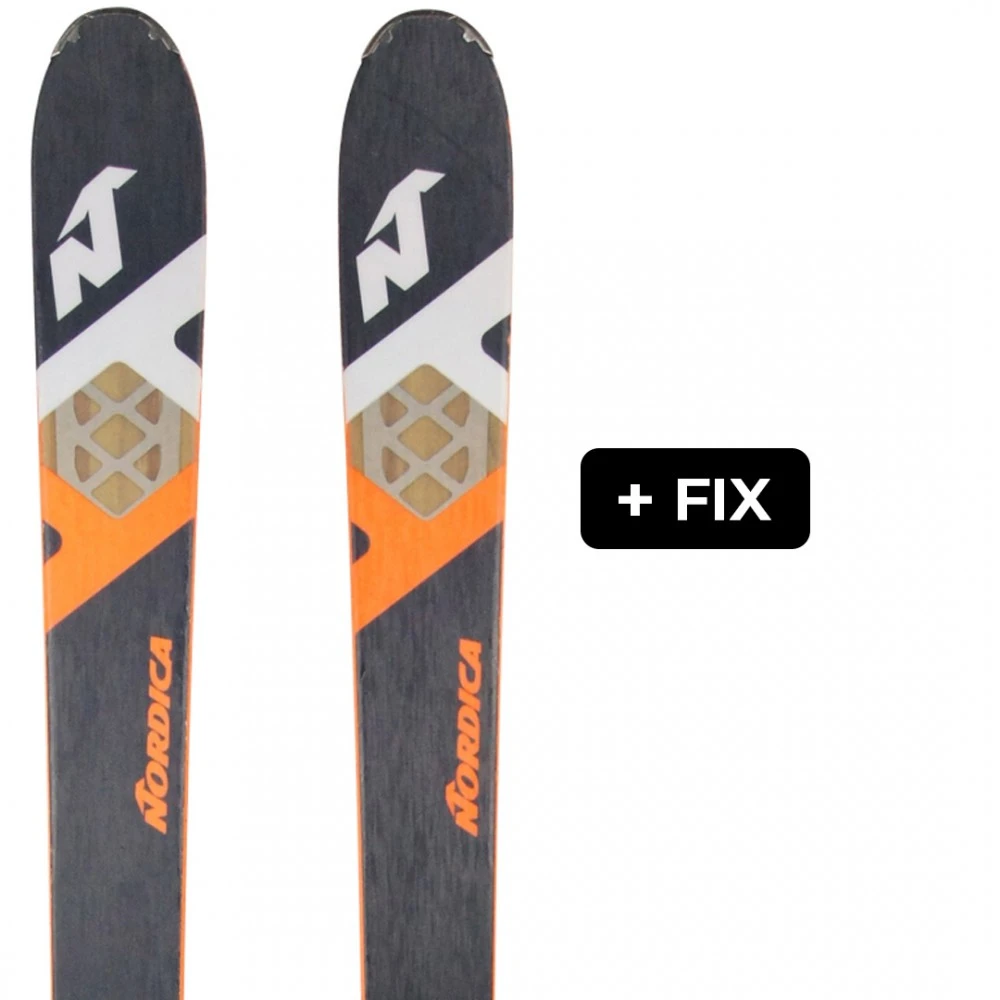 NORDICA NRGY 85 FDT + FIX MARKER SQUIRE 11 1 NORDICA NRGY 85 FDT + FIX MARKER SQUIRE 11